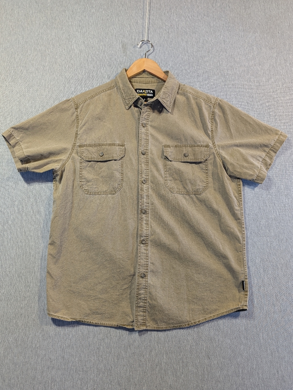 Dakota WorkPro Series Button Shirt Men's Large Brown